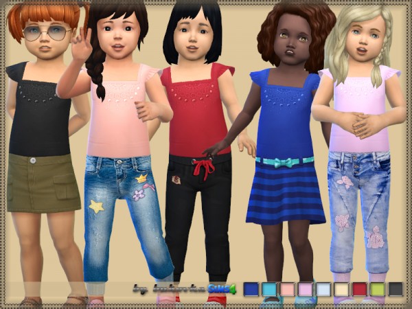  The Sims Resource: Shirt for Girls by bukovka
