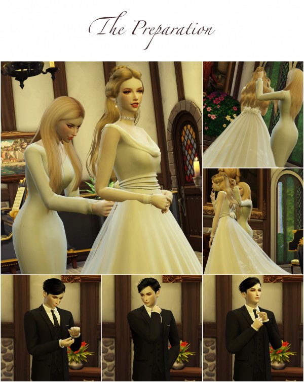  Flower Chamber: Wedding Project Poses Sets