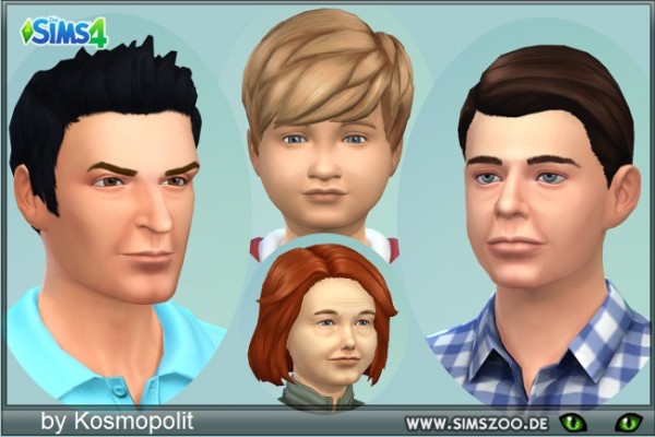  Blackys Sims 4 Zoo: Harper sims models by Kosmopolit