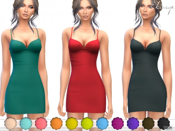  The Sims Resource: Mini Cami Dress by ekinege