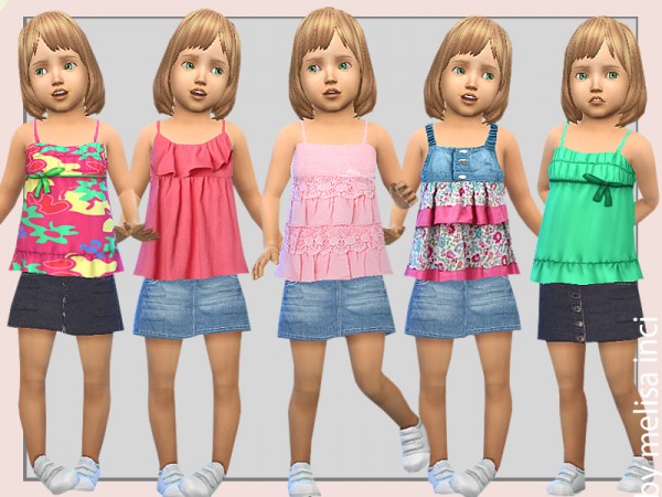  The Sims Resource: Toddler Tank Dress by melisa inci