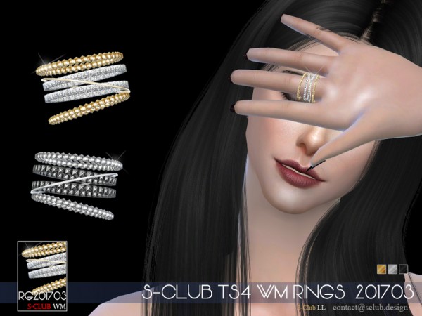  The Sims Resource: Rings F 201703 by S Club