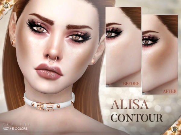 The Sims Resource: Alisa Contour N07 by Pralinesims