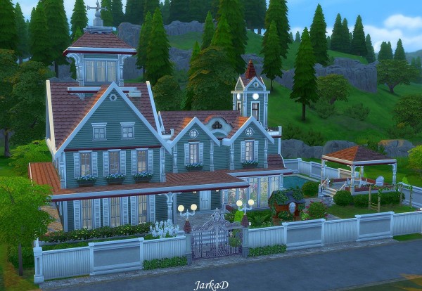  JarkaD Sims 4: Victorian house 2