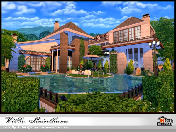  The Sims Resource: Villa Sirinthara by Autaki