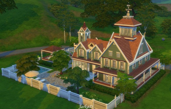  JarkaD Sims 4: Victorian house 2