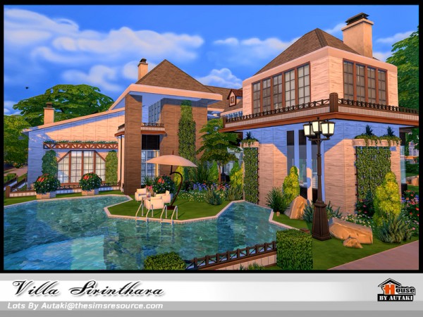  The Sims Resource: Villa Sirinthara by Autaki