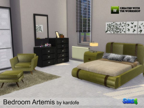  The Sims Resource: Bedroom Artemis by kardofe
