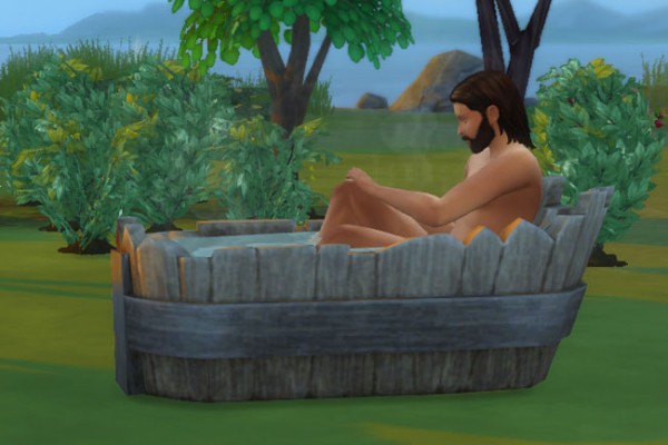  Blackys Sims 4 Zoo: Bath tub by mammut