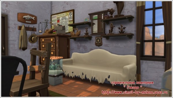  Sims 3 by Mulena: Room garret Pope Carlo