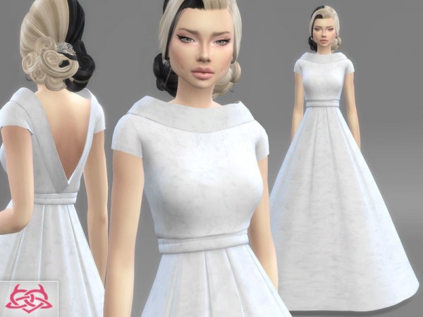  The Sims Resource: Wedding Dress 6 by Colores Urbanos