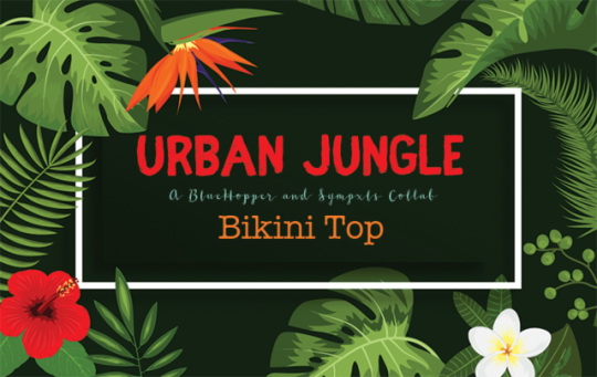  Simsworkshop: Urban Jungle Bikini Top Recolor by Sympxls