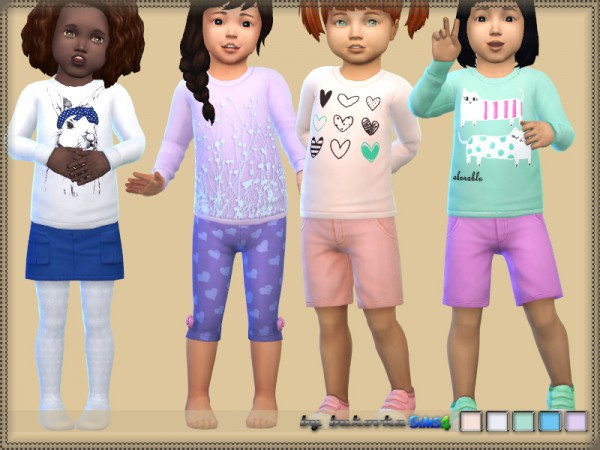 The Sims Resource: Sweater for toddlers by bukovka • Sims 4 Downloads