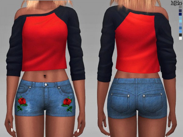  The Sims Resource: Boohoo Summeria Shorts by Margeh 75