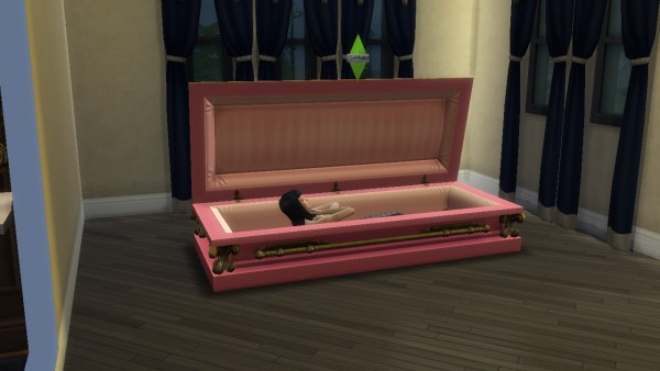  Mod The Sims: Teen Vampire Coffin by VictorialaRidge