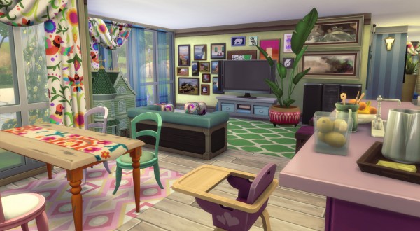  Mod The Sims: The Magpies Nest (no CC) by Alrunia