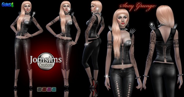  Jom Sims Creations: Grunge outfit