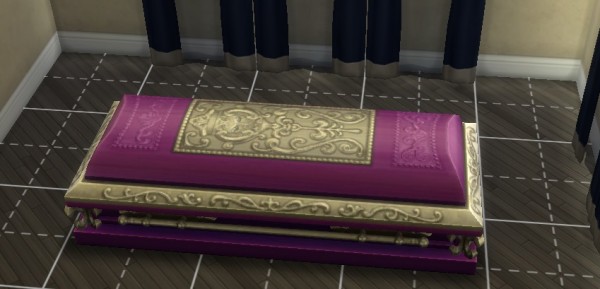  Mod The Sims: Teen Vampire Coffin by VictorialaRidge