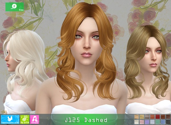  NewSea: J125 Dashed free hairstyle