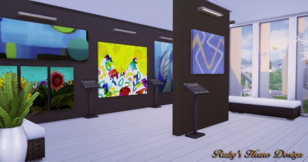  Ruby`s Home Design: Modern Art Gallery   no cc