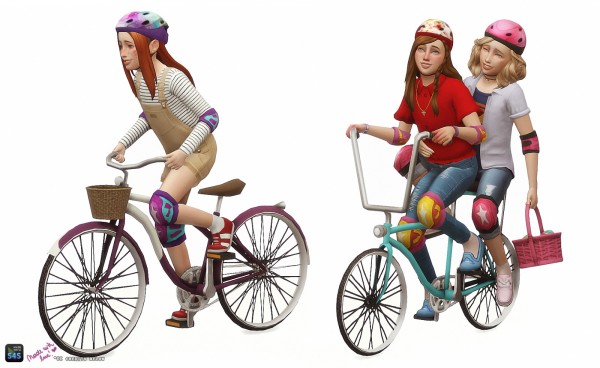  In a bad romance: Childrens bicycle set: Decorative and Poses