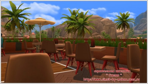  Sims 3 by Mulena: Restaurant Caprice