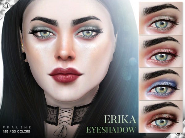  The Sims Resource: Erika Eyeshadow N59 by Pralinesims