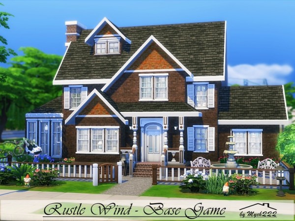  The Sims Resource: Rustle Wind house by MychQQQ