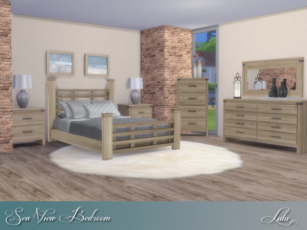  The Sims Resource: Sea View Bedroom by Lulu265