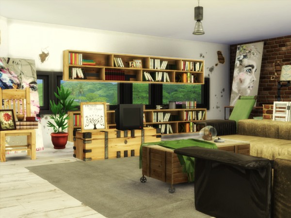  The Sims Resource: SQUAT house by Danuta720