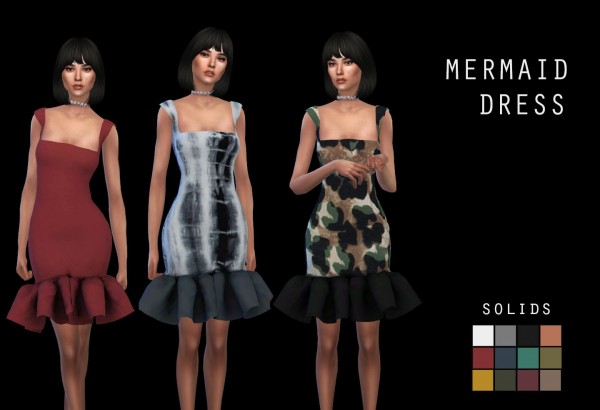 Leo 4 Sims: Mermaid dress recolor