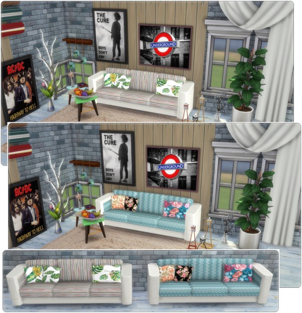  Annett`s Sims 4 Welt: Parenthood Sofa   Recolors