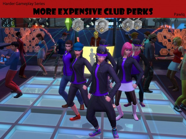  Mod The Sims: HGS   More Expensive Club Perks by Pawlq