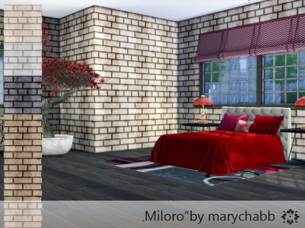  The Sims Resource: Miloro stone walls by marychabb