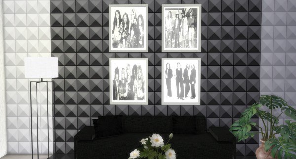  Liily Sims Desing: Art Wall   Classic Rock Bands