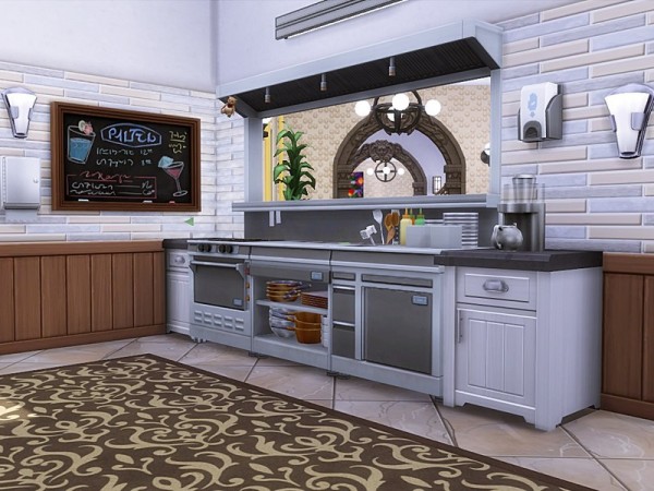  The Sims Resource: Venice Restaurant by MychQQQ