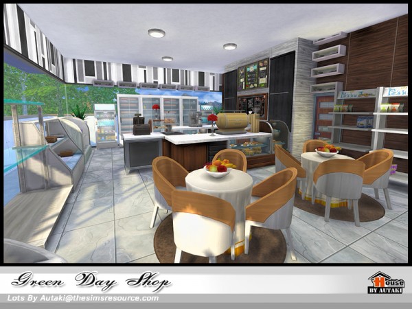  The Sims Resource: Green Day Shop by autaki