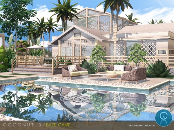  The Sims Resource: Coconut 3 house by Pralinesims