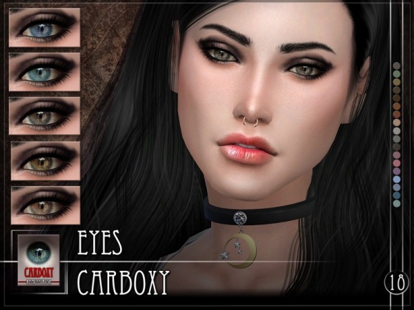  The Sims Resource: Carboxy Eyes by RemusSirion