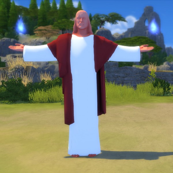  Simsworkshop: Christ the Redeemer by evandronet
