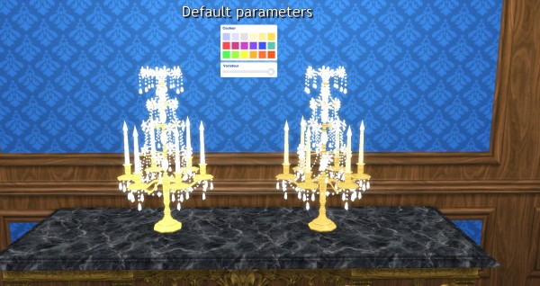  Mod The Sims: Baroque Girandole by TheJim07
