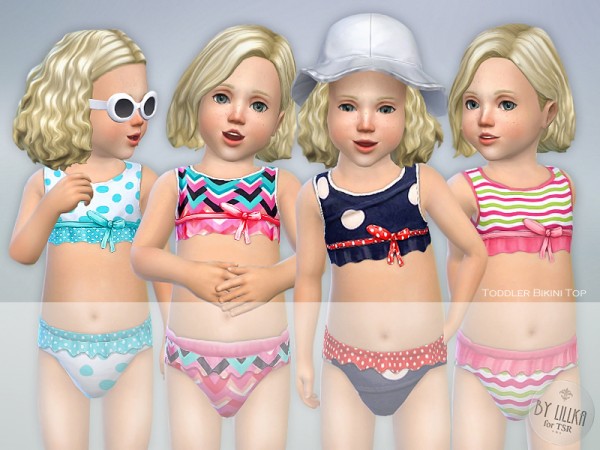  The Sims Resource: Toddler Bikini Set P01 by lillka