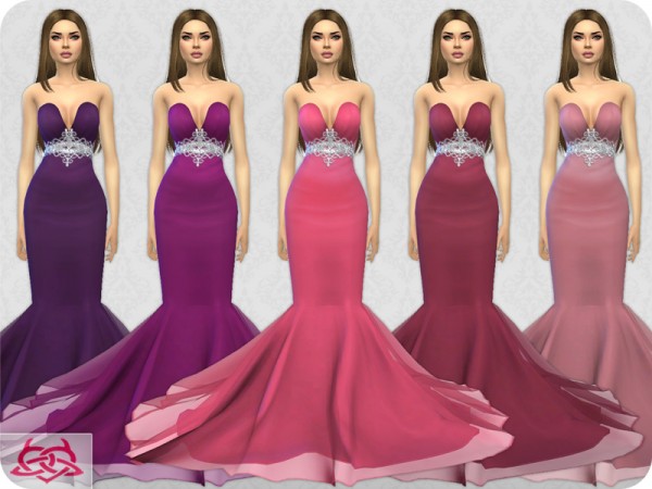  The Sims Resource: Wedding Dress 8 by Colores Urbanos