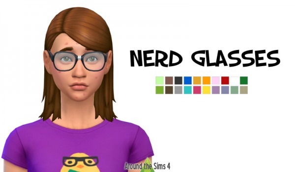  Around The Sims 4: Nerd Glasses