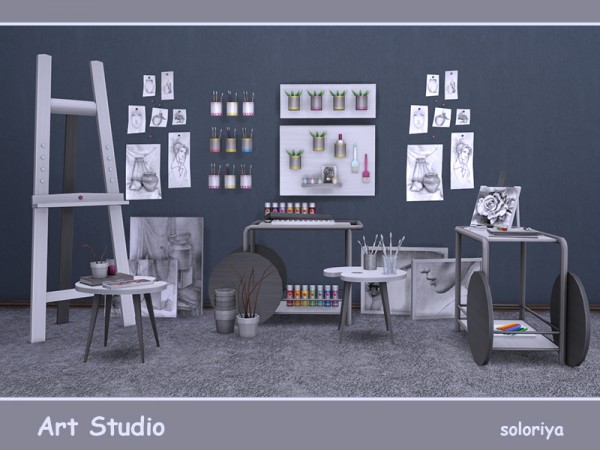  The Sims Resource: Art Studio by soloriya