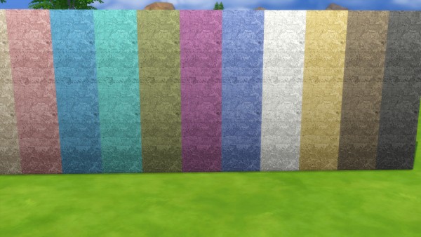  Mod The Sims: Solid Stone and Age Roughened Walls by Snowhaze