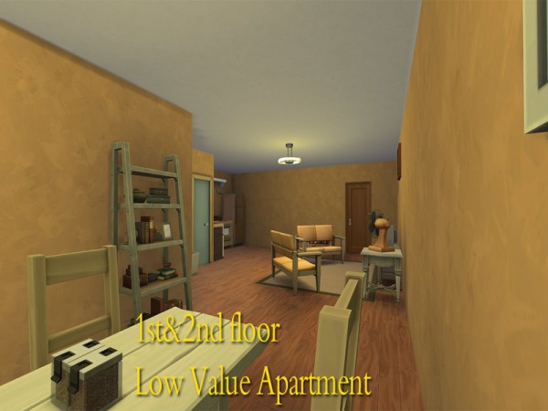  The Sims Resource: Dresden Apartment   no CC by MisterKomo