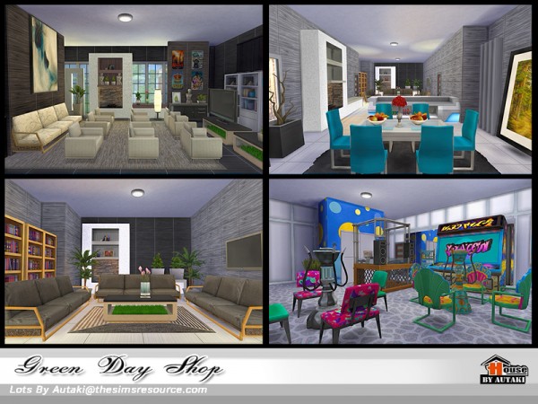  The Sims Resource: Green Day Shop by autaki