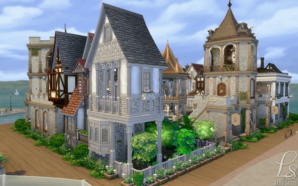  Mod The Sims: Old Square Market (noCC) by Oloriell
