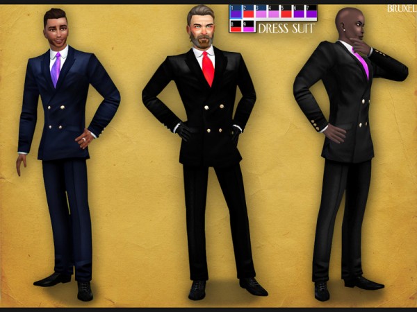  The Sims Resource: Dress Suit by Bruxel
